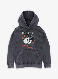 Disney Mickey Mouse Press Start Mineral Wash Hoodie
