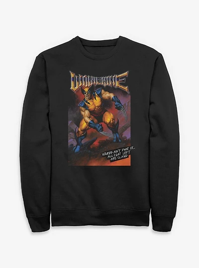 Marvel X-Men Wolverine All I Got Left Are Claws Sweatshirt