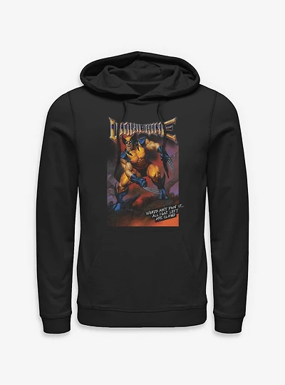 Marvel X-Men Wolverine All I Got Left Are Claws Hoodie