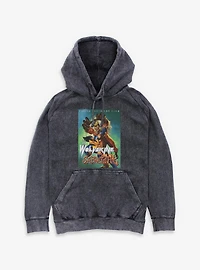Marvel X-Men Raging Tooth And Claw Wolverine Sabretooth Mineral Wash Hoodie