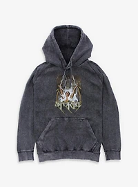 Marvel X-Men Mistress Of The Elements Storm Mineral Wash Hoodie
