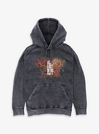 The Last Of Us Part II Logo Cordyceps Mineral Wash Hoodie