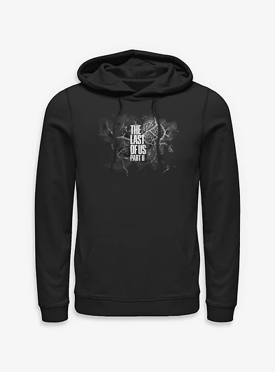 The Last Of Us Part II Logo Cordyceps Monochrome Hoodie