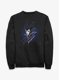 Disney Villains Maleficient Retro Midnight Sweatshirt