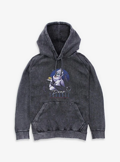 Disney Villains Ursula Deep Trouble Mineral Wash Hoodie