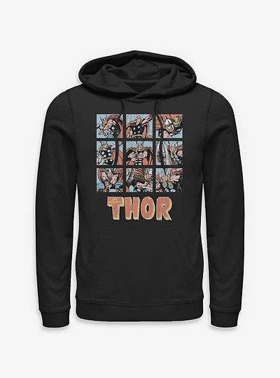 Marvel The Mighty Thor 9 Panels Hoodie
