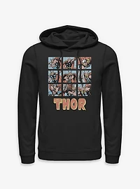 Marvel The Mighty Thor 9 Panels Hoodie