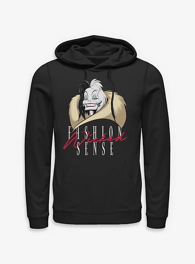 Disney Villains Cruella De Vil Wicked Fashion Sense Hoodie