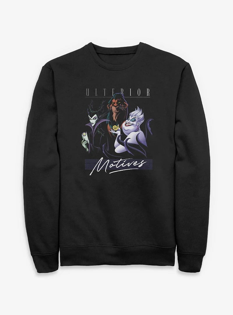 Disney Villains Ulterior Motives Sweatshirt