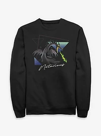 Disney Villains Maleficient Dragon Notorious Sweatshirt