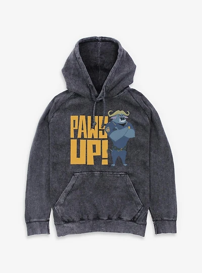 Disney Zootopia Paws Up Mineral Wash Hoodie