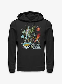 Marvel Silver Surfer Space Rider Galaxy Hoodie