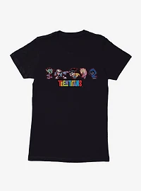 Teen Titans Team Laugh Womens T-Shirt