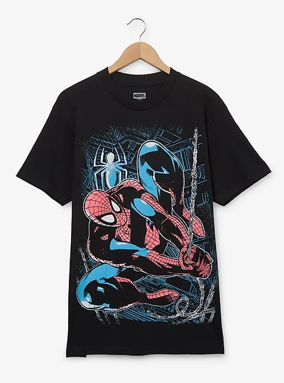Marvel Spider-Man Swinging Graphic T-Shirt — BoxLunch Exclusive