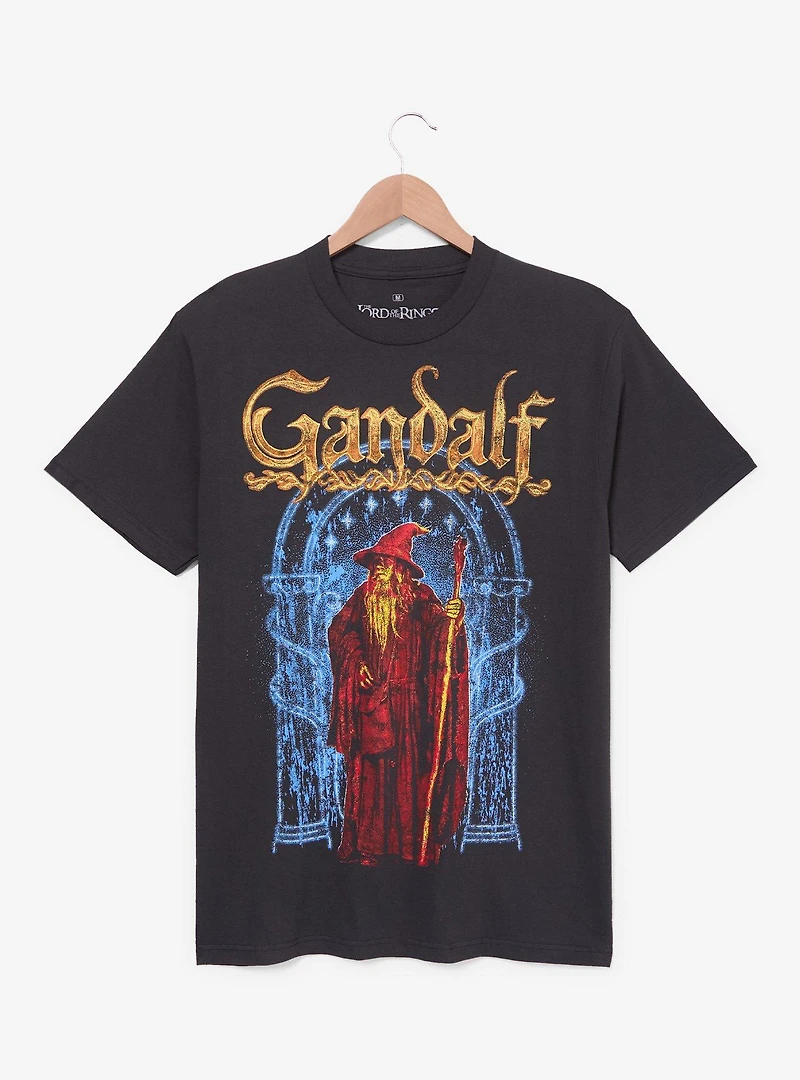 The Lord of Rings Gandalf Tonal Portrait T-Shirt - BoxLunch Exclusive