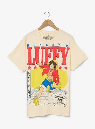 One Piece Monkey D. Luffy Color Portrait T-Shirt - BoxLunch Exclusive