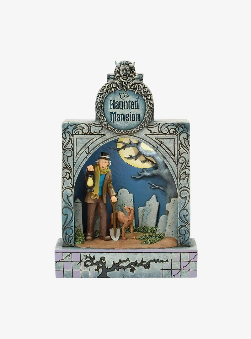 Disney Traditions Haunted Mansion Caretaker Diorama Figure