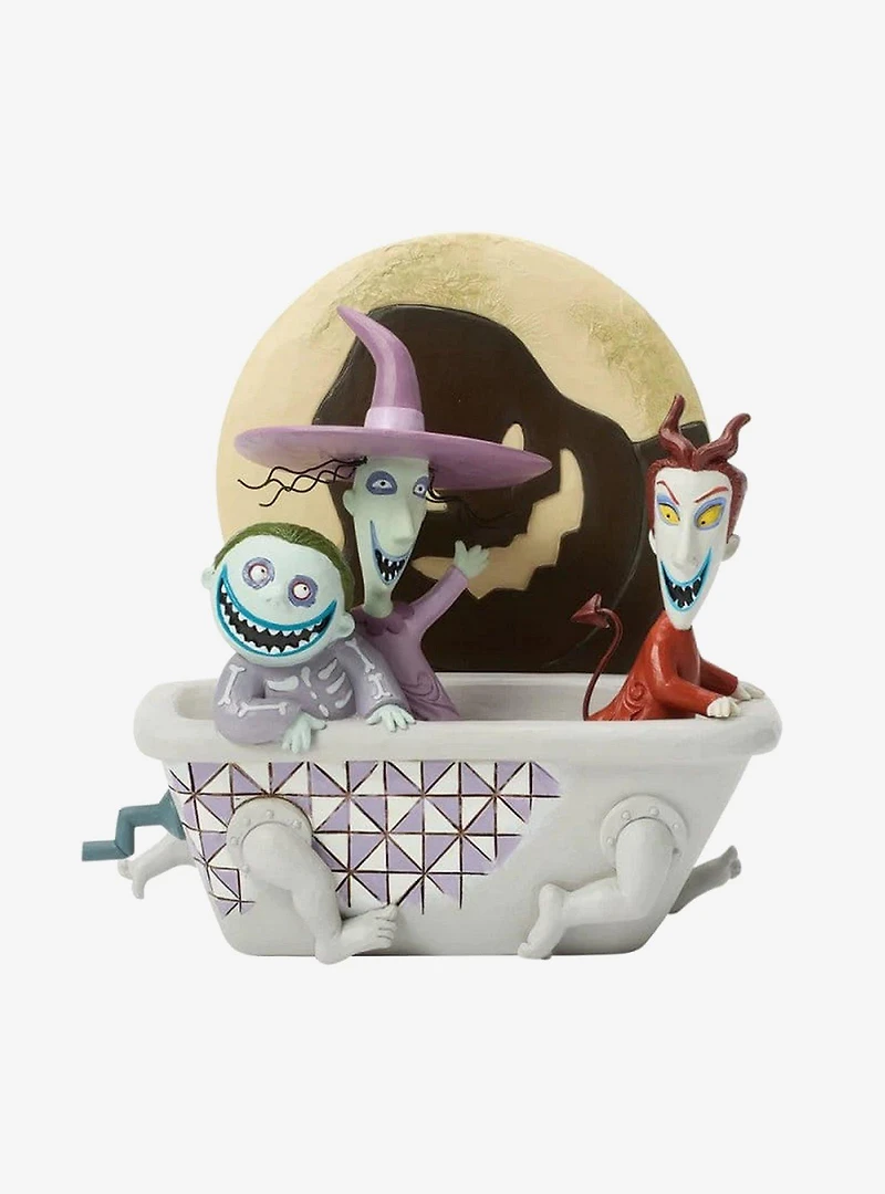 Disney Traditions Jim Shore Disney The Nightmare Before Christmas Lock, Shock, and Barrel Figure