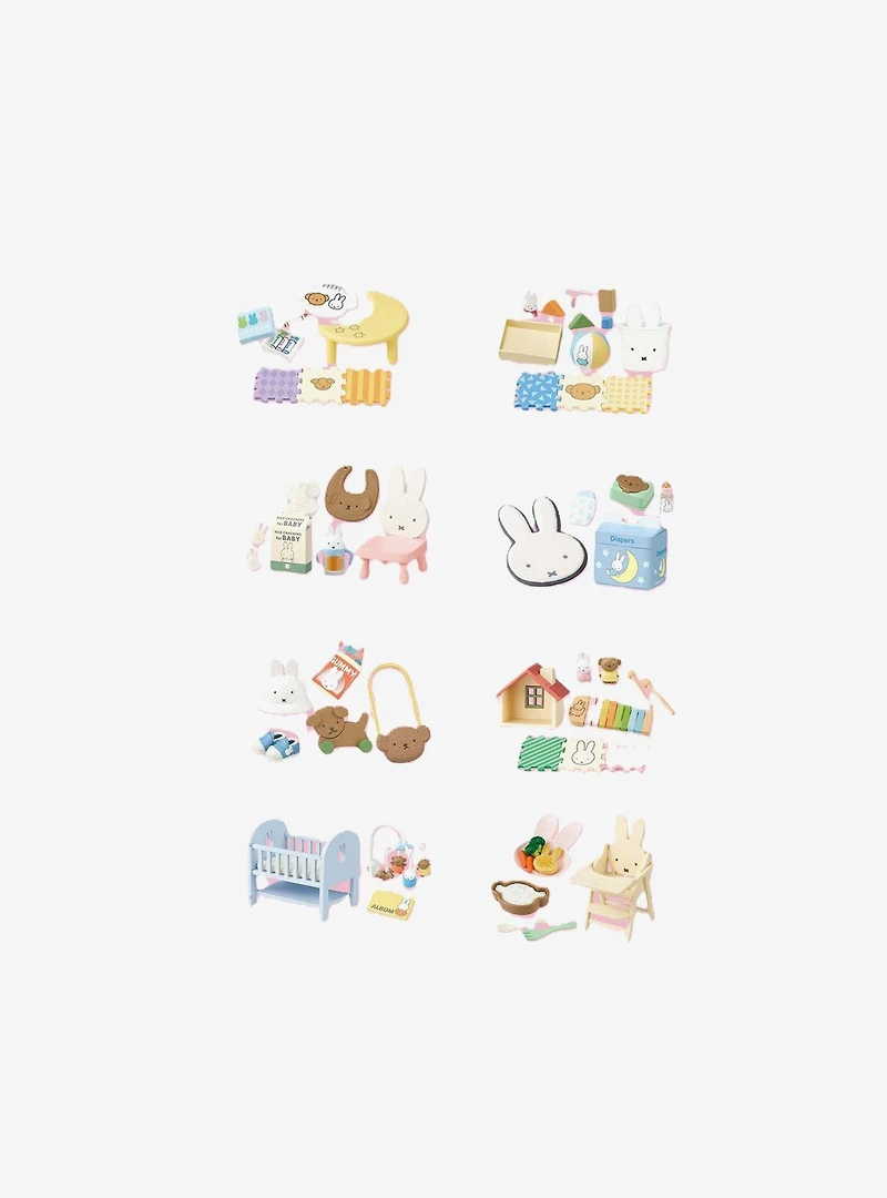 Re-Ment Miffy Baby Room Blind Box Set
