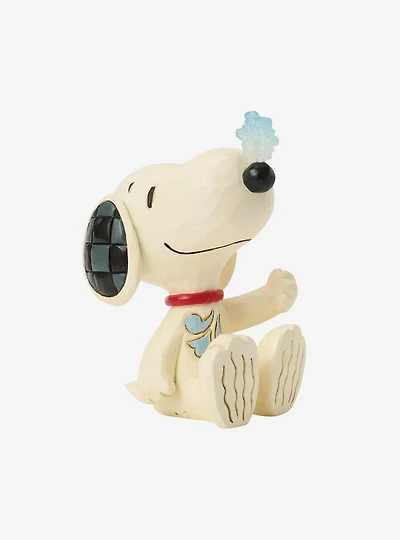 Enesco Peanuts Snoopy Snowflake Mini Figure