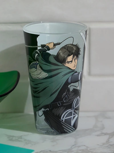 Attack on Titan Levi Ackerman Pint Glass
