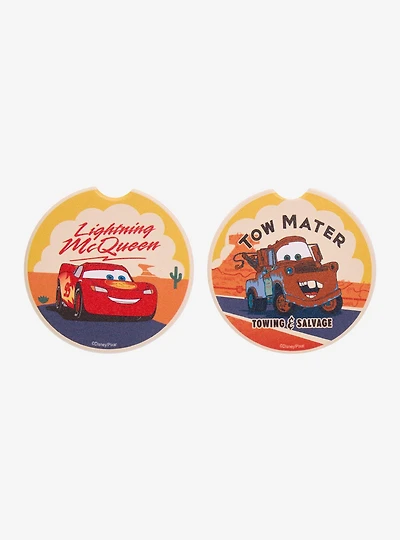 Disney Pixar Cars Lightning McQueen and Mater Car Coaster Set