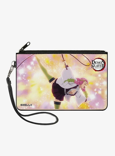 Demon Slayer Mitsuri Kanroji Action Pose Zip Clutch Wallet