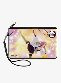 Demon Slayer Mitsuri Kanroji Action Pose Zip Clutch Wallet