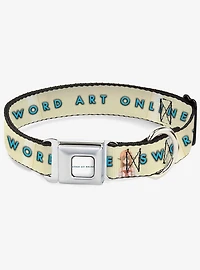 Sword Art Online Asuna Yuuki Pose & Title Seatbelt Buckle Dog Collar