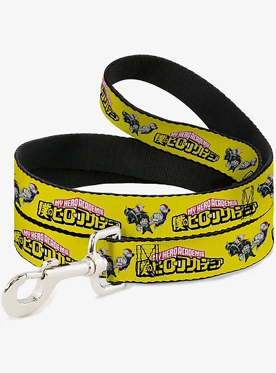 My Hero Academia Character Trio Pose & Title Dog Leash
