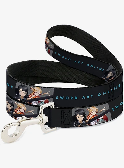 Sword Art Online Kirito & Asuna Swords Pose Logo Dog Leash