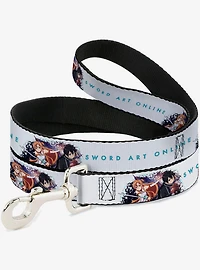 Sword Art Online Asuna & Kirito Action Pose Logo Dog Leash