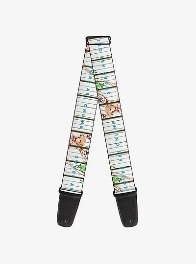 Sword Art Online Asuna Cage Trap Pose & Title Guitar Strap