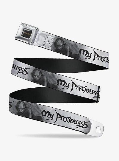 the Lord of Rings Gollum My Precious Sketch Seatbelt Buckle Belt