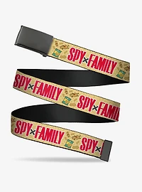 Spy x Family Anyas Peanuts & Title Clamp Buckle Belt