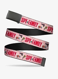 Spy x Family Icons & Title Clamp Buckle Belt