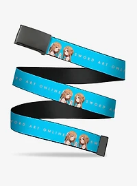 Sword Art Online Asuna Comic Cover Pose & Logo Clamp Buckle Belt