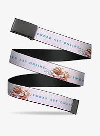 Sword Art Online Asuna Lambent Light Pose & Logo Clamp Buckle Belt