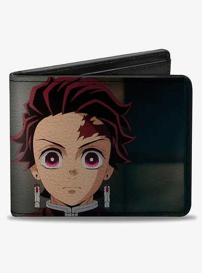 Demon Slayer Tanjiro Kamado Pose & Title Bifold Wallet
