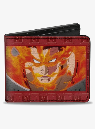 My Hero Academia Endeavor Hell Flame Pose Bifold Wallet