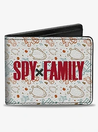 Spy x Family Anya Icons Scattered & Logo Bifold Wallet