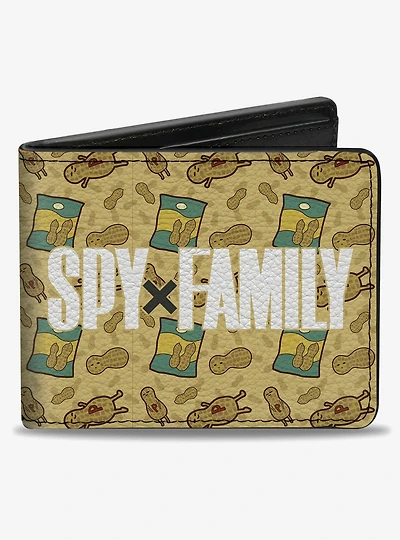 Spy x Family Peanuts Scattered & Title Bifold Wallet