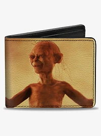 The Lord of the Rings Gollum Arms Out Pose & Title Bifold Wallet