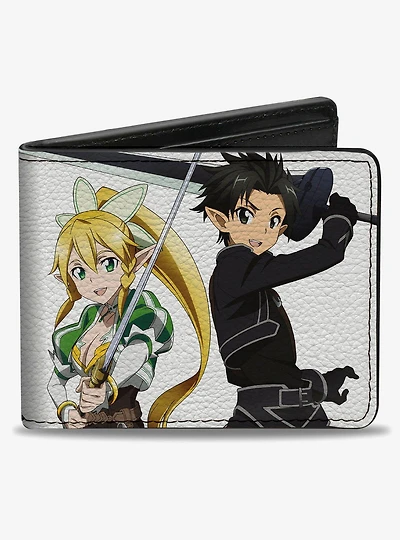 Sword Art Online Four Character Group Pose Bifold Wallet