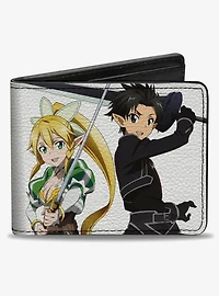 Sword Art Online Four Character Group Pose Bifold Wallet