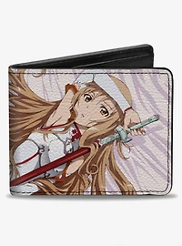 Sword Art Online Asuna Sword Pose Bifold Wallet