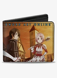 Sword Art Online Three Character Group Scene Bifold Wallet