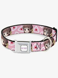 Fruits Basket Chibi Tohru & Kimono Rice Ball Seatbelt Buckle Dog Collar