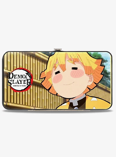 Demon Slayer Zenitsu & Nezuko Smiling Poses & Title Hinged Wallet