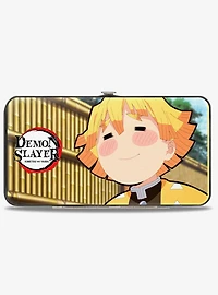 Demon Slayer Zenitsu & Nezuko Smiling Poses & Title Hinged Wallet